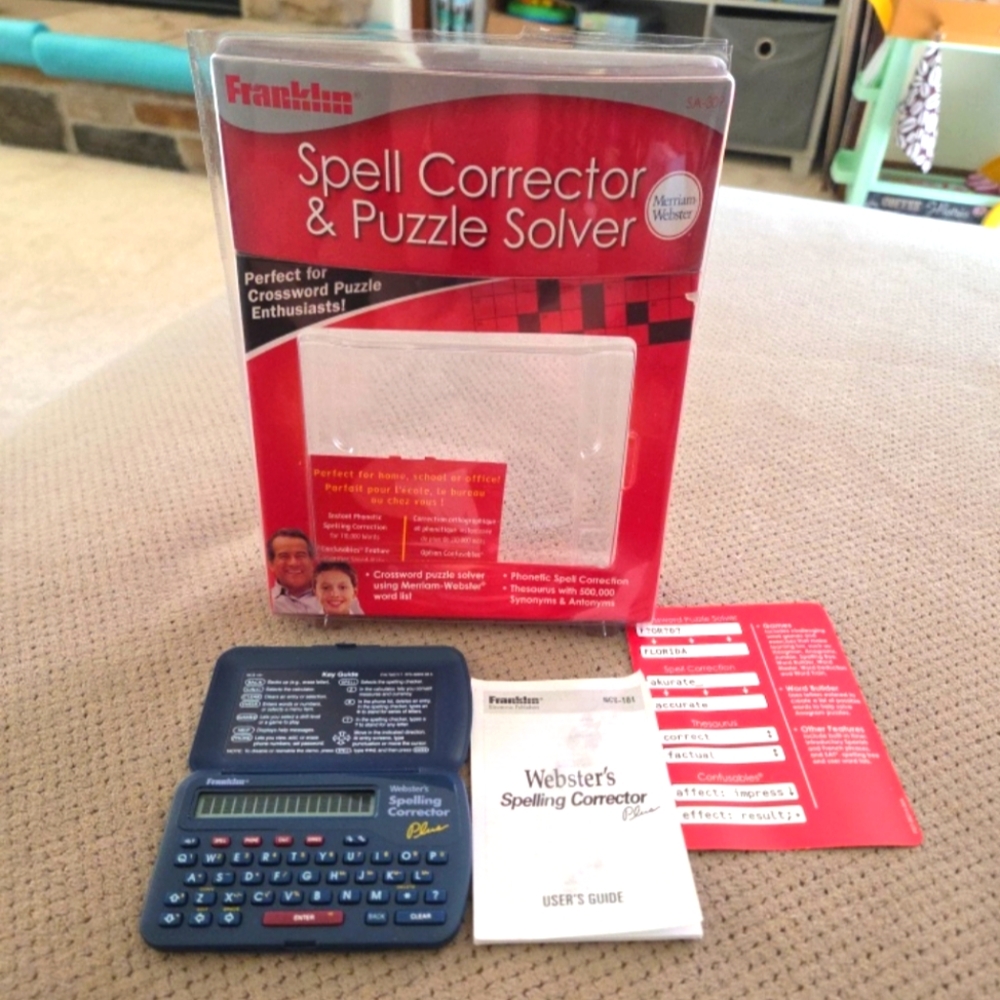 Franklin Spell Corrector & Puzzle Solver